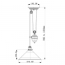 Подвесной светильник Elstead Provence PV-P-AGB Подвесной светильник Elstead Provence PV-P-AGB