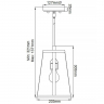 Подвесной светильник Feiss Harrow FE-HARROW-P-S Подвесной светильник Feiss Harrow FE-HARROW-P-S