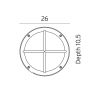 Настенно-потолочный светильник Norlys Rondane 531