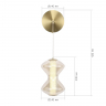 Настенный светильник ST Luce Spine SL6136.201.01 Настенный светильник ST Luce Spine SL6136.201.01