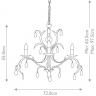 Люстра Elstead Lily LL3-ANT-BRZ Люстра Elstead Lily LL3-ANT-BRZ