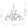 Люстра Elstead Lily LL8-ANT-BRZ