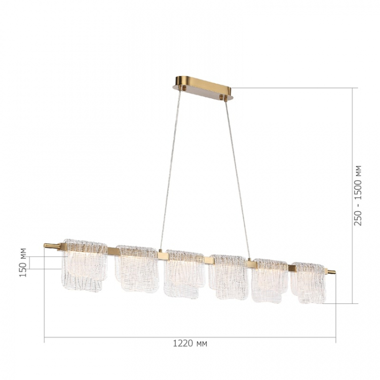 Подвесной светильник ST Luce Voile SL6021.203.36 Подвесной светильник ST Luce Voile SL6021.203.36