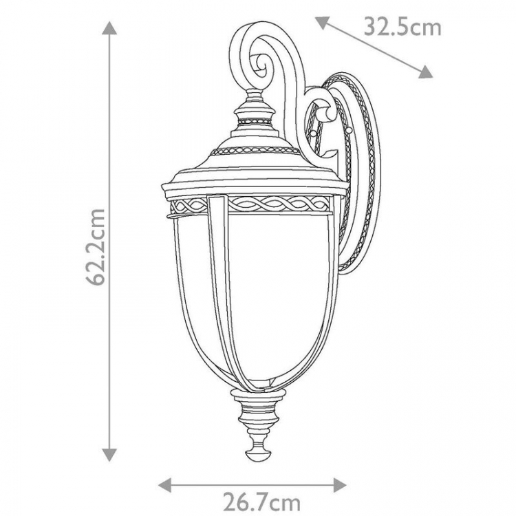 Настенный светильник Feiss English Bridle FE-EB2-L-BRB Настенный светильник Feiss English Bridle FE-EB2-L-BRB
