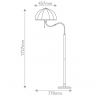 Торшер Alora Mood Crosby ALM-CROSBY-FL-BG Торшер Alora Mood Crosby ALM-CROSBY-FL-BG