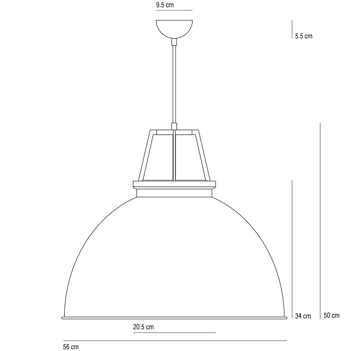 Подвесной светильник Original BTC Titan FP077