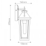 Настенный светильник Quoizel Buckley QZ-BUCKLEY-S-MBK Настенный светильник Quoizel Buckley QZ-BUCKLEY-S-MBK
