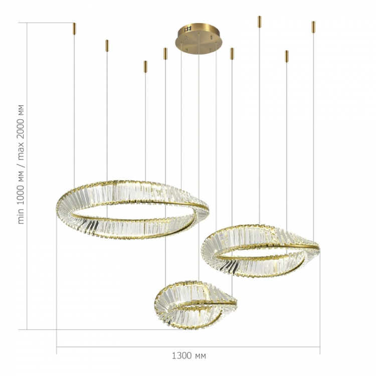 Подвесной светильник ST Luce Ritorto SL6204.311.03 Подвесной светильник ST Luce Ritorto SL6204.311.03