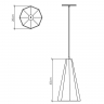 Подвесной светильник Accord Angular QN-ANGULAR-P-S-TEAK Подвесной светильник Accord Angular QN-ANGULAR-P-S-TEAK