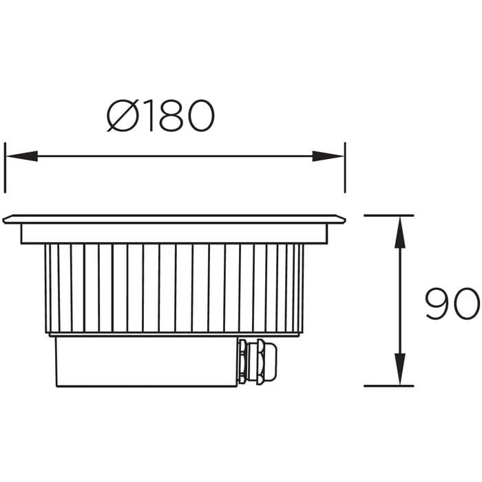 Встраиваемый светильник LEDS C4 Outdoor Gea 180 RGB DMX