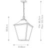 Подвесной светильник Feiss Galena FE-GALENA8-XL-SBL Подвесной светильник Feiss Galena FE-GALENA8-XL-SBL