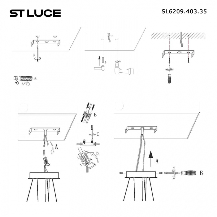 Подвесной светильник ST Luce Orione SL6209.403.35