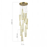 Подвесной светильник ST Luce Elica SL6205.303.09 Подвесной светильник ST Luce Elica SL6205.303.09