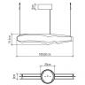 Подвесной светильник Accord Horizon QN-HORIZON-LED-LP-100-TEAK