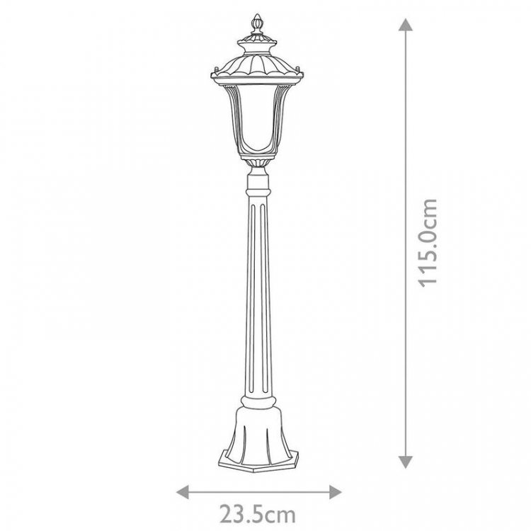 Фонарь Elstead Chicago CC4-S-BK Фонарь Elstead Chicago CC4-S-BK
