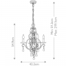 Люстра Feiss Chateau FE-CHATEAU4 Люстра Feiss Chateau FE-CHATEAU4