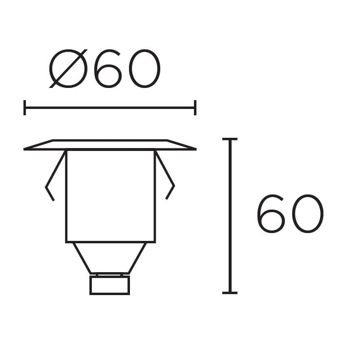 Встраиваемый светильник LEDS C4 Outdoor Gea LED Signaling 60