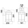 Настенный светильник Feiss Lighthouse FE-LIGHTHOUSE2-M