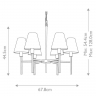 Люстра Elstead Lucerne LUCERNE-6LT Люстра Elstead Lucerne LUCERNE-6LT