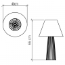Настольная лампа Accord Slatted QN-SLATTED-TL-TEAK Настольная лампа Accord Slatted QN-SLATTED-TL-TEAK