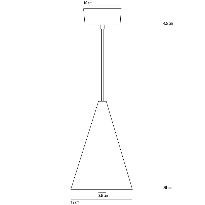 Подвесной светильник Original BTC Pyramid FP438N