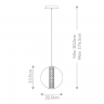 Подвесной светильник Eurofase Atomo QN-ATOMO-1P-PC