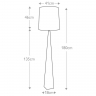 Торшер Elstead Ascent ASCENT-FL-BLK-W Торшер Elstead Ascent ASCENT-FL-BLK-W