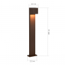 Фонарь столб ST Luce Brik SL9513.605.01