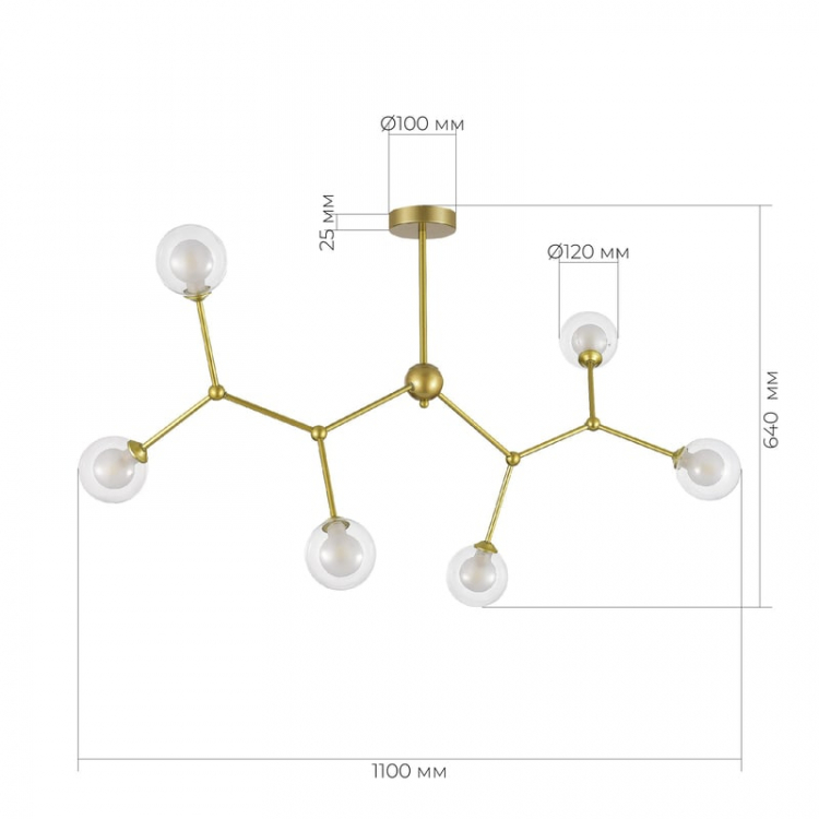 Подвесной светильник EVOLuce Arcus SLE1106-203-06