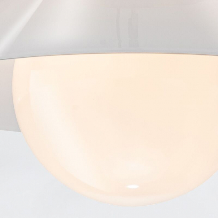 Потолочный светильник Quintiesse Saucer QN-SAUCER-FM-AB-OPAL Потолочный светильник Quintiesse Saucer QN-SAUCER-FM-AB-OPAL
