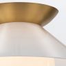 Потолочный светильник Quintiesse Saucer QN-SAUCER-FM-AB-OPAL Потолочный светильник Quintiesse Saucer QN-SAUCER-FM-AB-OPAL
