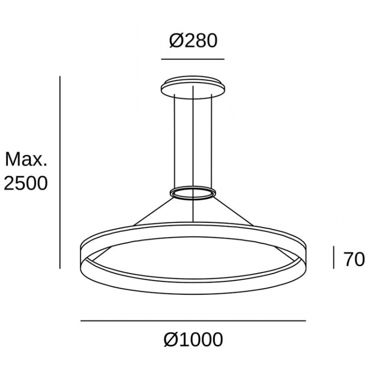 Подвесной светильник LEDS C4 Decorative Circ 1000