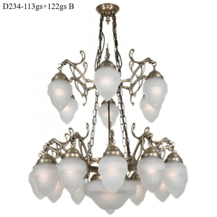 Люстра Berliner Messinglampen D234-113gs+122gs B