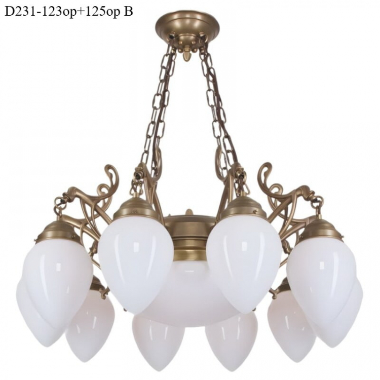 Люстра Berliner Messinglampen D231-123op+125op B
