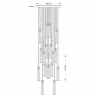Подвесной светильник Kutek Adria ADR-ZWDL-18 600-70/250 Подвесной светильник Kutek Adria ADR-ZWDL-18 600-70/250