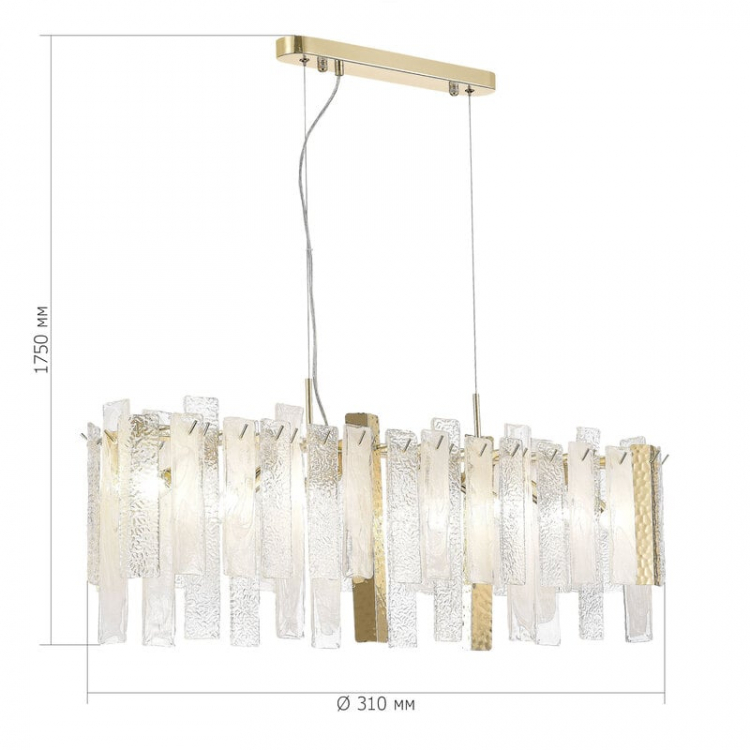 Люстра ST Luce Scolare SL1636.203.08 Люстра ST Luce Scolare SL1636.203.08