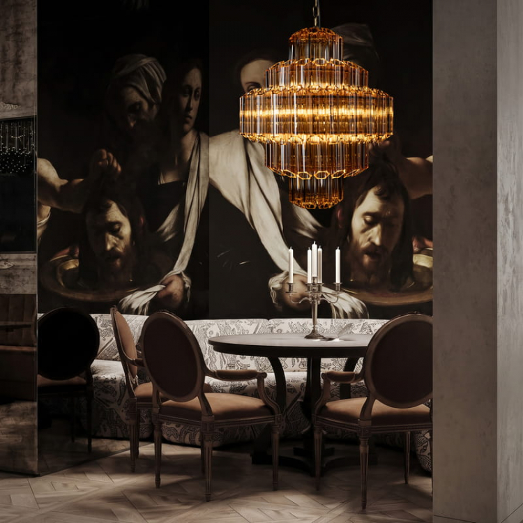 Подвесной светильник LOFT IT Celebration 10579/600 Amber
