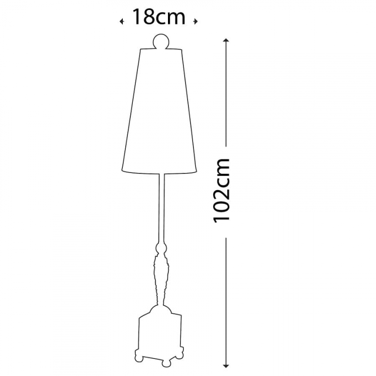Настольная лампа Flambeau Noma Luxe FB-NOMA-LUXE-TL