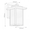 Настенный светильник Kichler Cappanna KL-CAPPANNA-M-BKT