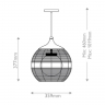 Подвесной светильник Hinkley Maddox QN-MADDOX-P-S-BK-CAM